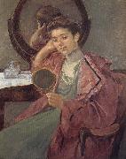 Mary Cassatt Lady in front of the dressing table France oil painting artist